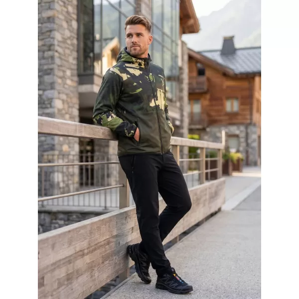  Moška vrhunska softshell jakna ALTISPORT VOJ/ALM125JACK01 MASKA/GRN 