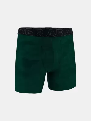 Moške boksarice UNDER ARMOUR UA PERFORMANCE TECH - PRINT 6IN - 1PK 1383875-338 ZELENA