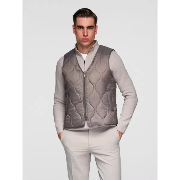  Moški plašč OMBRE OM-COLC-0139 PEPEL 