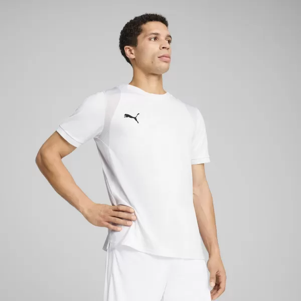  Moška funkcionalna majica PUMA TEAMCUP JERSEY 706272-04 PUMA BELA/PUMA ČRNA 