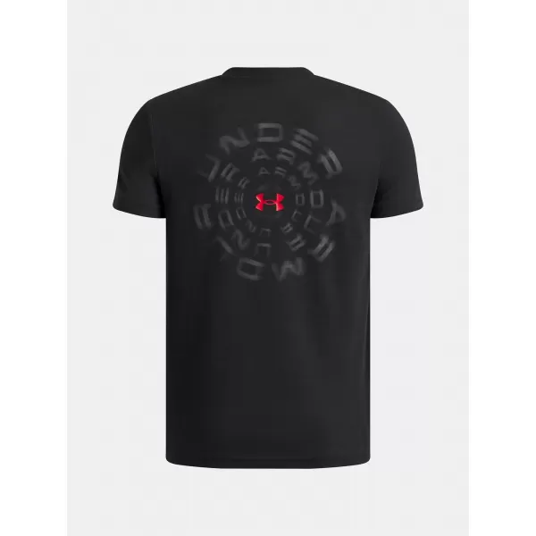  Fantovska majica s kratkimi rokavi UNDER ARMOUR UA B WM BLUR SS 6009269-001 ČRNA 