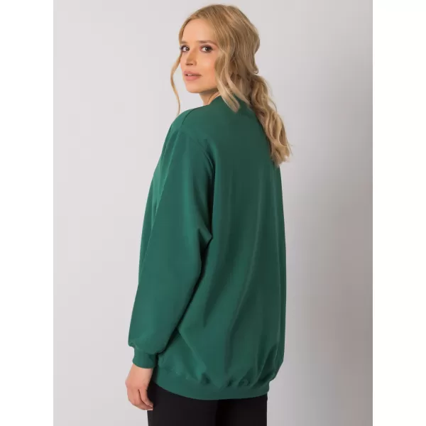  Ženski pulover BASIC FEEL GOOD RV-BL-5185.90P TEMNO ZELENA 