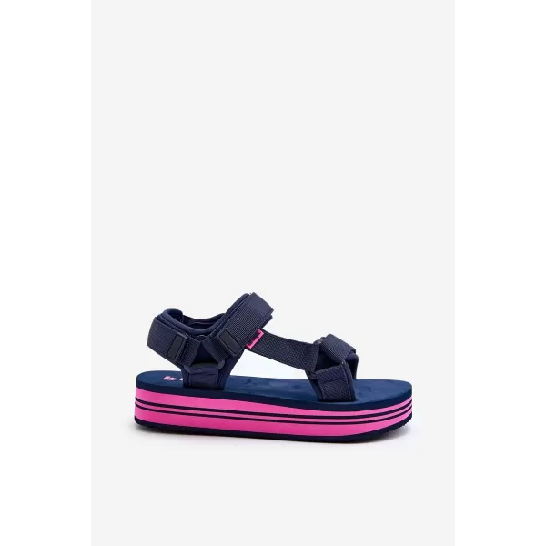  Ženske sandale LEE COOPER LCW-24-05-2753L MORNARICA/FUKSIJA 