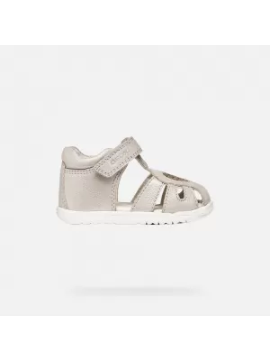 Prvi koraki deklet GEOX SANDAL MACCHIA B654WA0MAEWC0262 SIVA