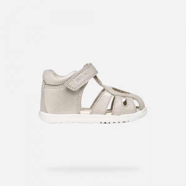  Prvi koraki deklet GEOX SANDAL MACCHIA B654WA0MAEWC0262 SIVA 