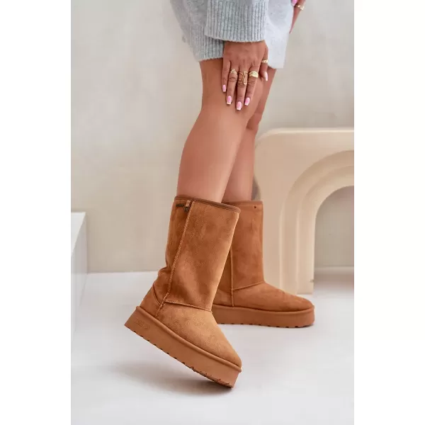  Ženski čevlji BIG STAR OO274893 BROWN/BEIGE Big Star Shoes 