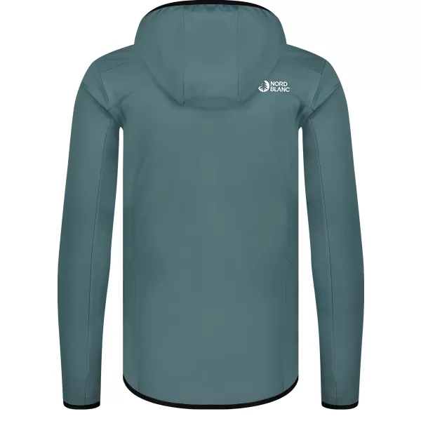  Moški powerfleece pulover NORDBLANC BRACKEN NBWFM8286 TEMNO ZELENA 
