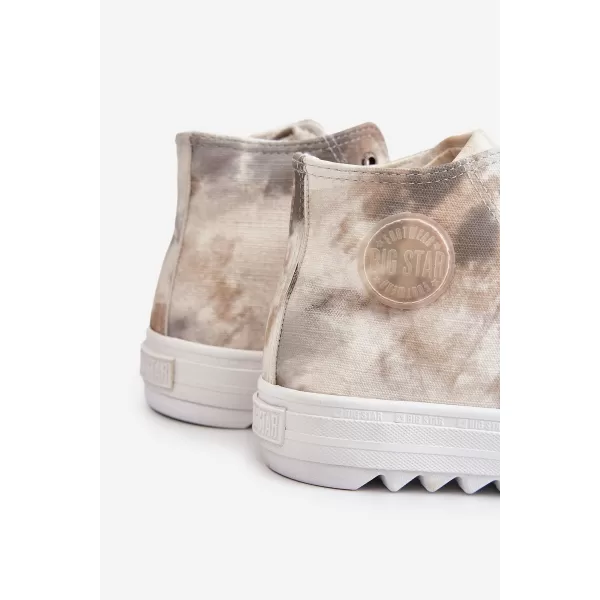  Ženske superge BIG STAR LL274047 WHITE/OLIVE Big Star Shoes 