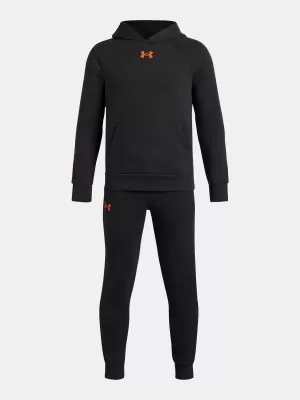 Fantovski komplet UNDER ARMOUR UA RIVAL FLEECE SUIT 1379802-003 ČRNA