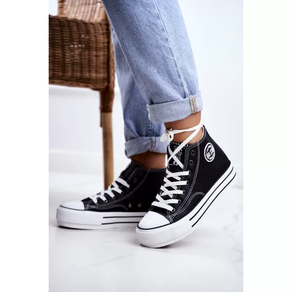  Ženske superge BIG STAR GG274012 BLACK Big Star Shoes 
