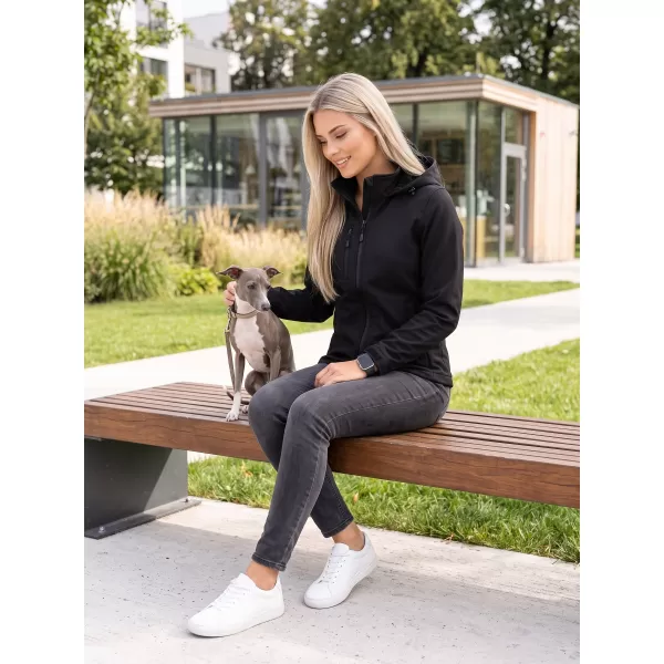  Ženska softshell jakna ALTISPORT NoPrint NP/ALW945 ČRNA 