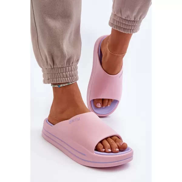  Ženski natikači BIG STAR NN274A035 PINK Big Star Shoes 