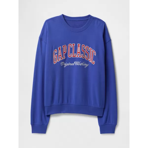  Moški pulover GAP CLASSIC LOGO SWEATSHIRT 744748-02 BLEŠČEČE MODRA 