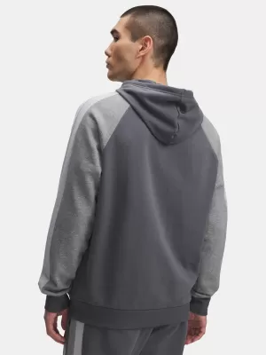 Moški pulover UNDER ARMOUR UA RIVAL FLC CB HOOD 6003958-025 SIVA