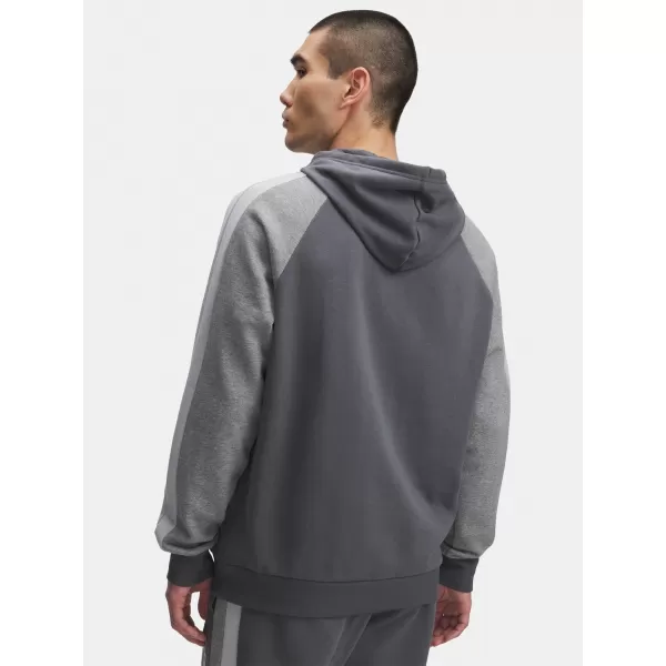  Moški pulover UNDER ARMOUR UA RIVAL FLC CB HOOD 6003958-025 SIVA 