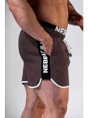 Kratke trenirke HERO 295 RJAVE Nebbia