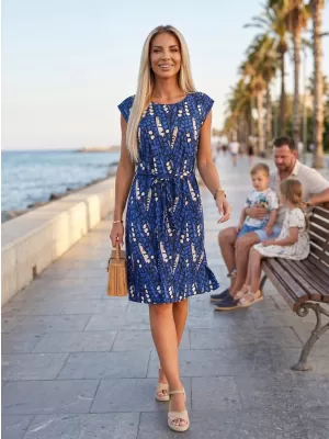 Obleka ALTISPORT HALEY TEMNO MODRA