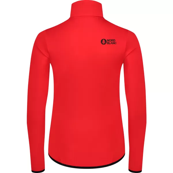  Ženski powerfleece pulover NORDBLANC SEDGE NBWFL8291 RDEČA 