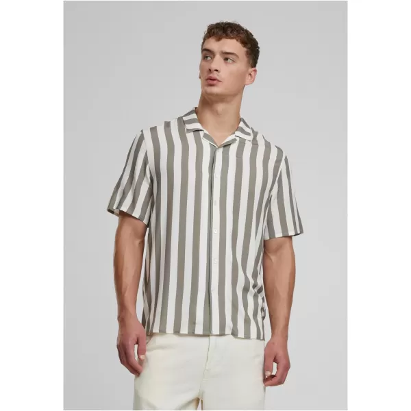  Srajca URBAN CLASSICS TB4150 BLEDA OLJČNA/IZVEN BELEGA 