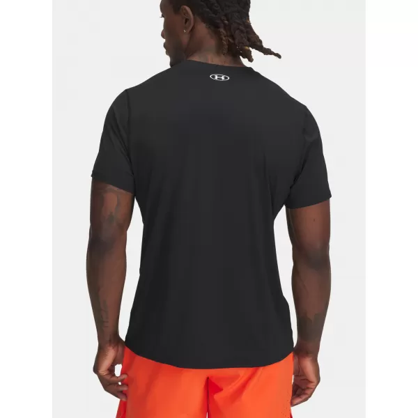  Moška majica s kratkimi rokavi UNDER ARMOUR HEATGEAR FITTED SS 6000939-001 ČRNA 