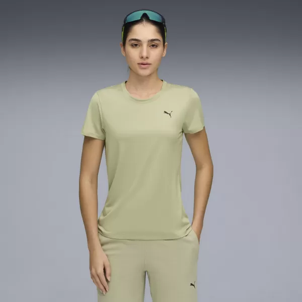  Ženska majica s kratkimi rokavi PUMA W TAD ESSENTIAL CREW TEE 527177-82 LUKS VOJSKA 