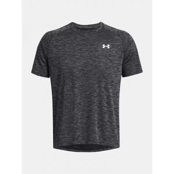  Moška majica s kratkimi rokavi UNDER ARMOUR TECH TEXTURED SS 1382796-001 ČRNA 