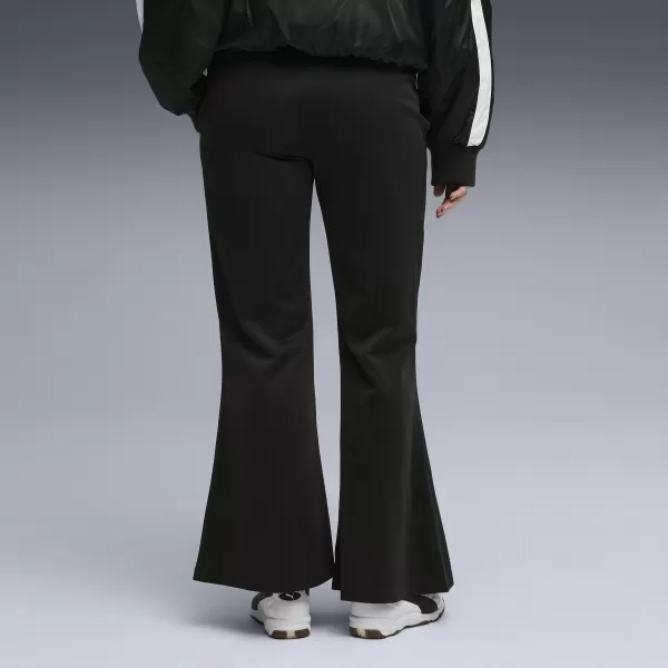  Ženske hlače PUMA WARDROBE ESS FLARED PANTS 632045-01 ČRNA PUMA 