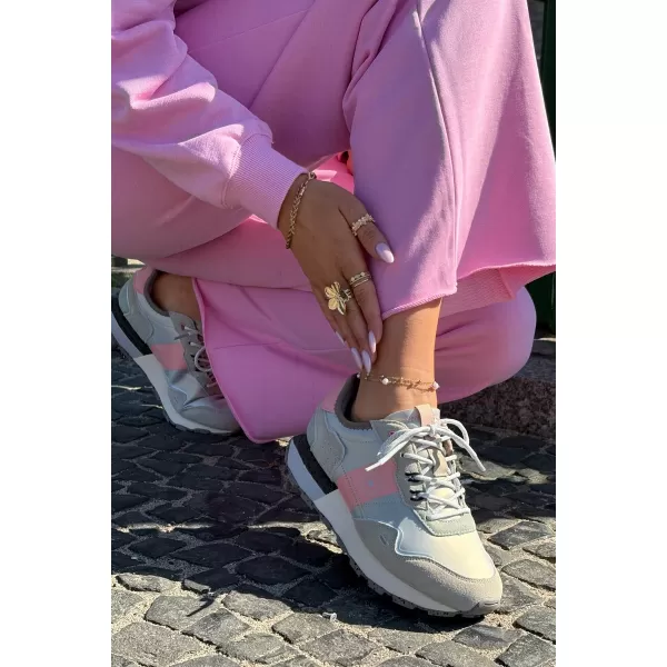  Ženske superge BIG STAR RR274243 PINK/SIVA Big Star Shoes 