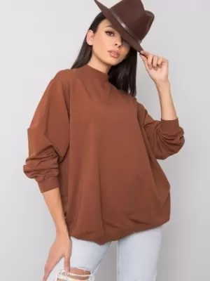 Ženski pulover BASIC FEEL GOOD RV-BL-5185.81P RJAVA