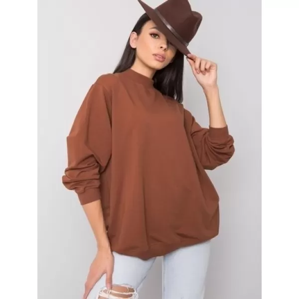  Ženski pulover BASIC FEEL GOOD RV-BL-5185.81P RJAVA 