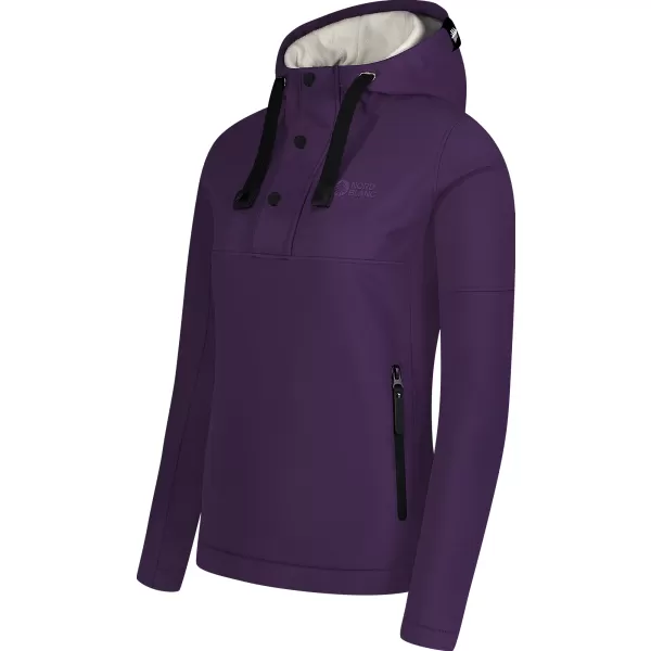  Ženska softshell jakna NORDBLANC SHOAL NBSSL8341 VIJOLIČNA 