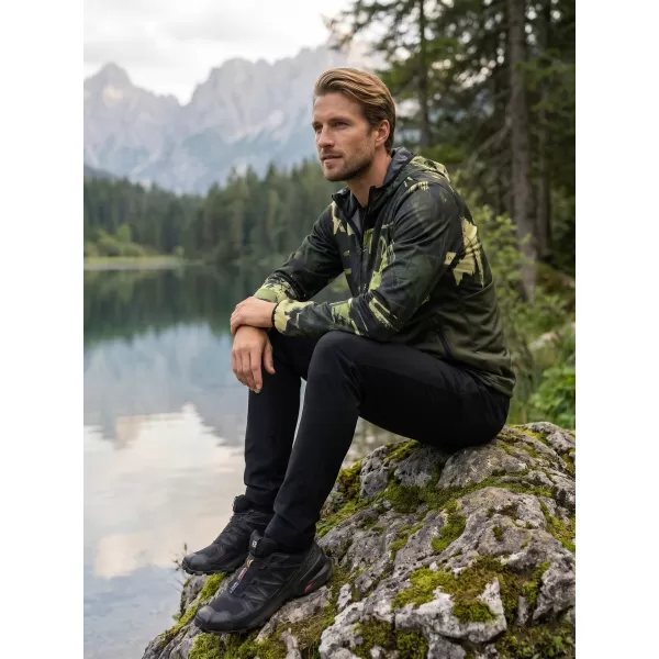  Moška vrhunska softshell jakna ALTISPORT VOJ/ALM125JACK01 MASKA/GRN 