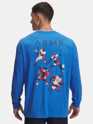 Moška majica s kratkimi rokavi UNDER ARMOUR UA HWT MODERN SPORT OS LS 6004885-402 MODRA