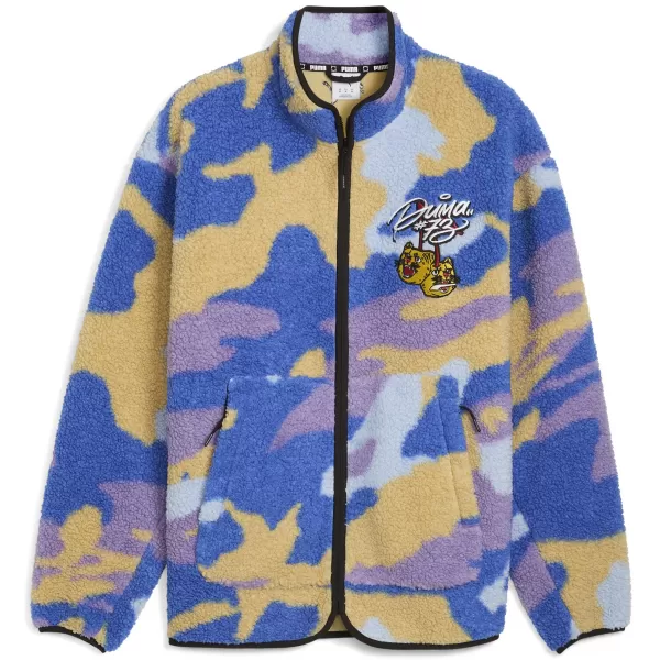  Moška jakna PUMA DYLAN POLAR FLEECE JACKET 632826-01 PLATNO/AOP 