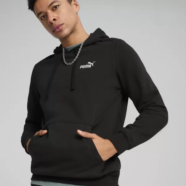  Moški pulover PUMA ESS SMALL NO. 1 LOGO HOODIE 682574-01 ČRNA PUMA 