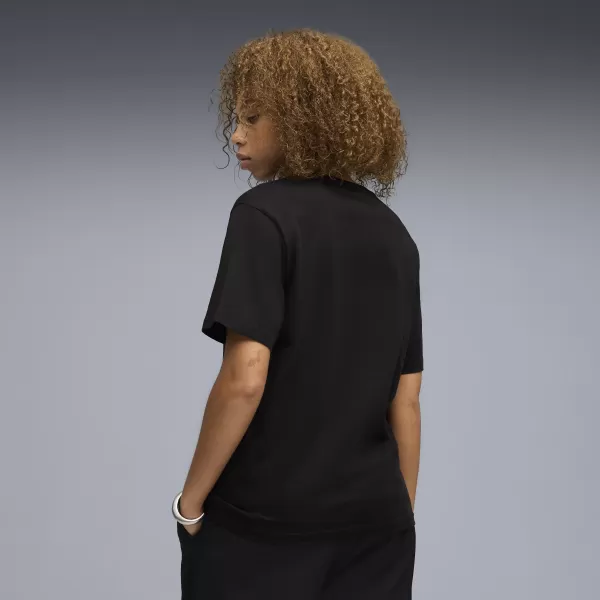  Ženska majica s kratkimi rokavi PUMA GRAPHICS RELAXED TEE BETTER 691908_01 ČRNA PUMA 