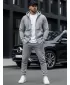 Moški pulover DSTREET BX2412 SVETLO SIVA