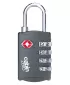 Zaklepanje CABINZERO TSA Travel Lock ORIGINAL SIVA