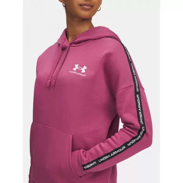  Ženski pulover UNDER ARMOUR ICON FLEECE TAPED HDY 6003708-659 RDEČA 