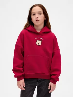 Otroški pulover GAP LOGO HOODIE PULLOVER 847141-02 SLED