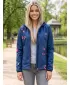 Ženska vrhunska softshell jakna ALTISPORT VOJ/ALW077JACK01 MORNARSKO MODRA/ORANŽNA
