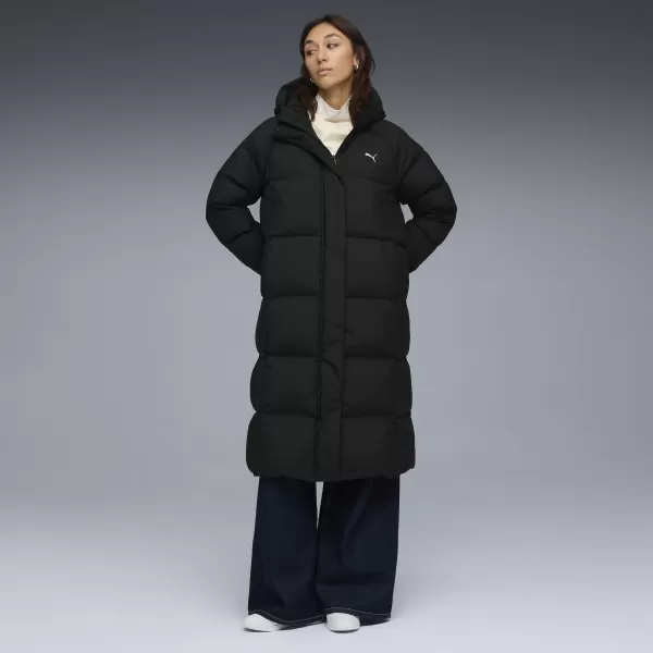  Ženski plašč PUMA HOODED DOWN PUFFER COAT 688390-01 ČRNA PUMA 