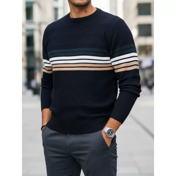  Moški pulover DSTREET WX2323 TEMNO MODRA 
