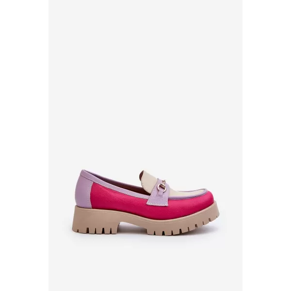  Ženski mokasini ZAZOO 3475 BEŽ/FUSCHIA/LILA 