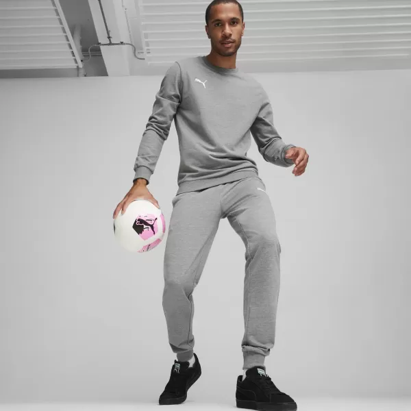  Moške hlače PUMA TEAMGOAL CASUALS PANTS 658598_33 SREDNJE SIVA VRESA/BELA 