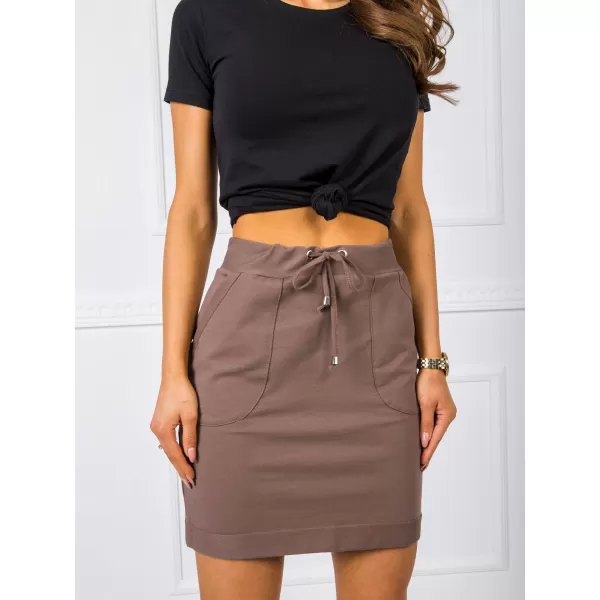  Žensko krilo BASIC FEEL GOOD RV-SD-3726-1.06 RJAVA 