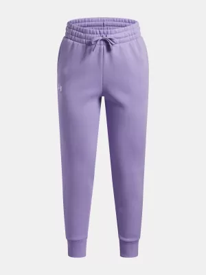 Dekliške trenirke UNDER ARMOUR UA RIVAL FLEECE JOGGERS 1379525-538 VIJOLIČNA