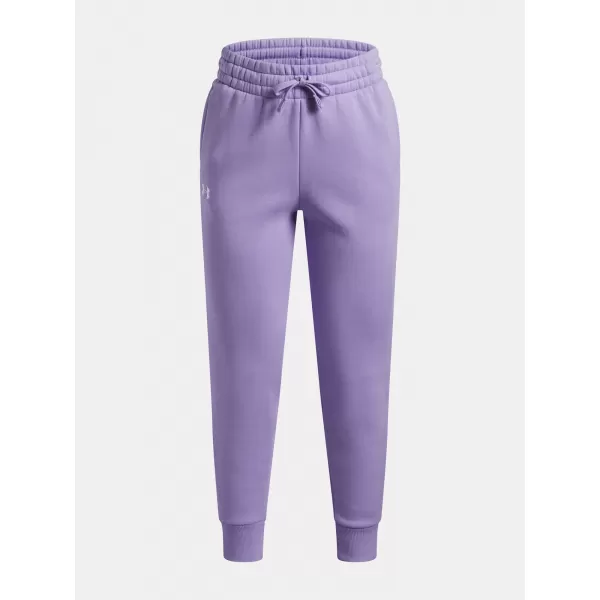  Dekliške trenirke UNDER ARMOUR UA RIVAL FLEECE JOGGERS 1379525-538 VIJOLIČNA 