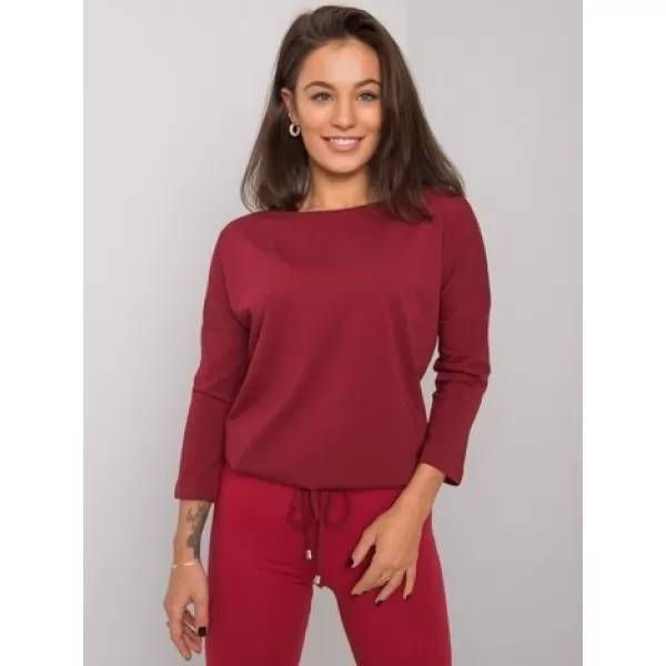  Ženska bluza BASIC FEEL GOOD RV-BZ-4691.43P BORDO 