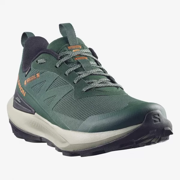  Moški čevlji SALOMON ELIXIR ACTIV GTX L49229800 SKARABEJ/ZELENI ZATREPI/ČILI 